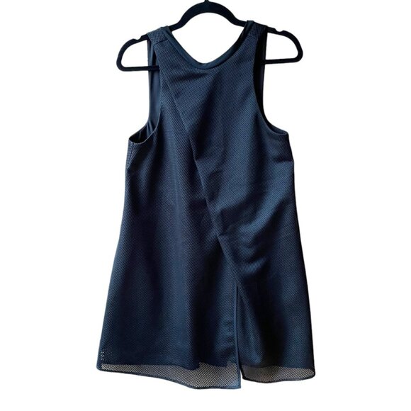 Vivian Chan Size S Black Mesh Haley Sleeveless V-Back A-Line Mini Party Dress - Picture 2 of 13